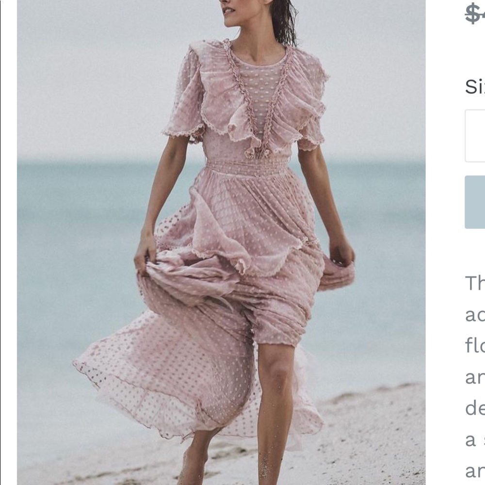 Spell Zoe gown Medium NWOT